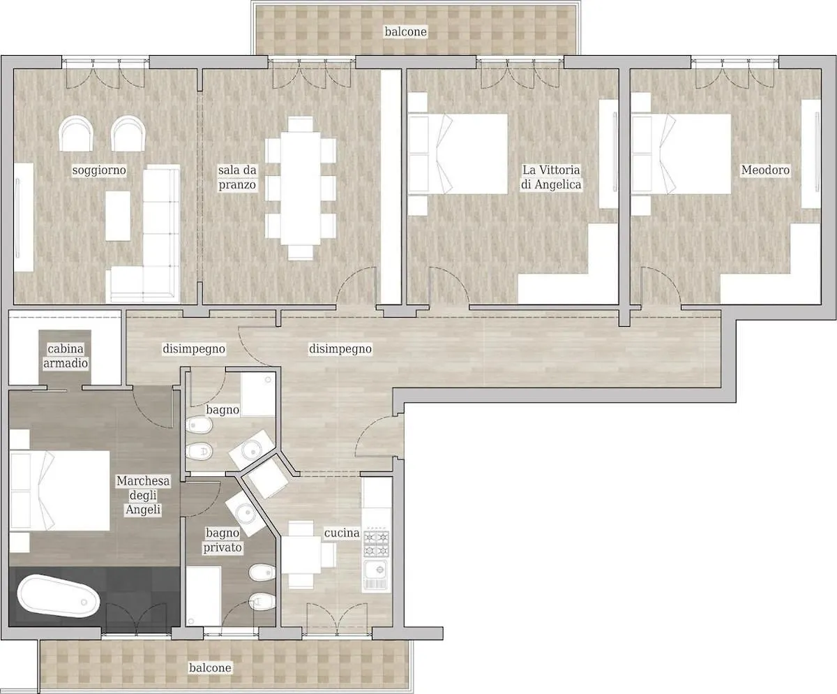 Angelica Holiday Home Palermo Apartment